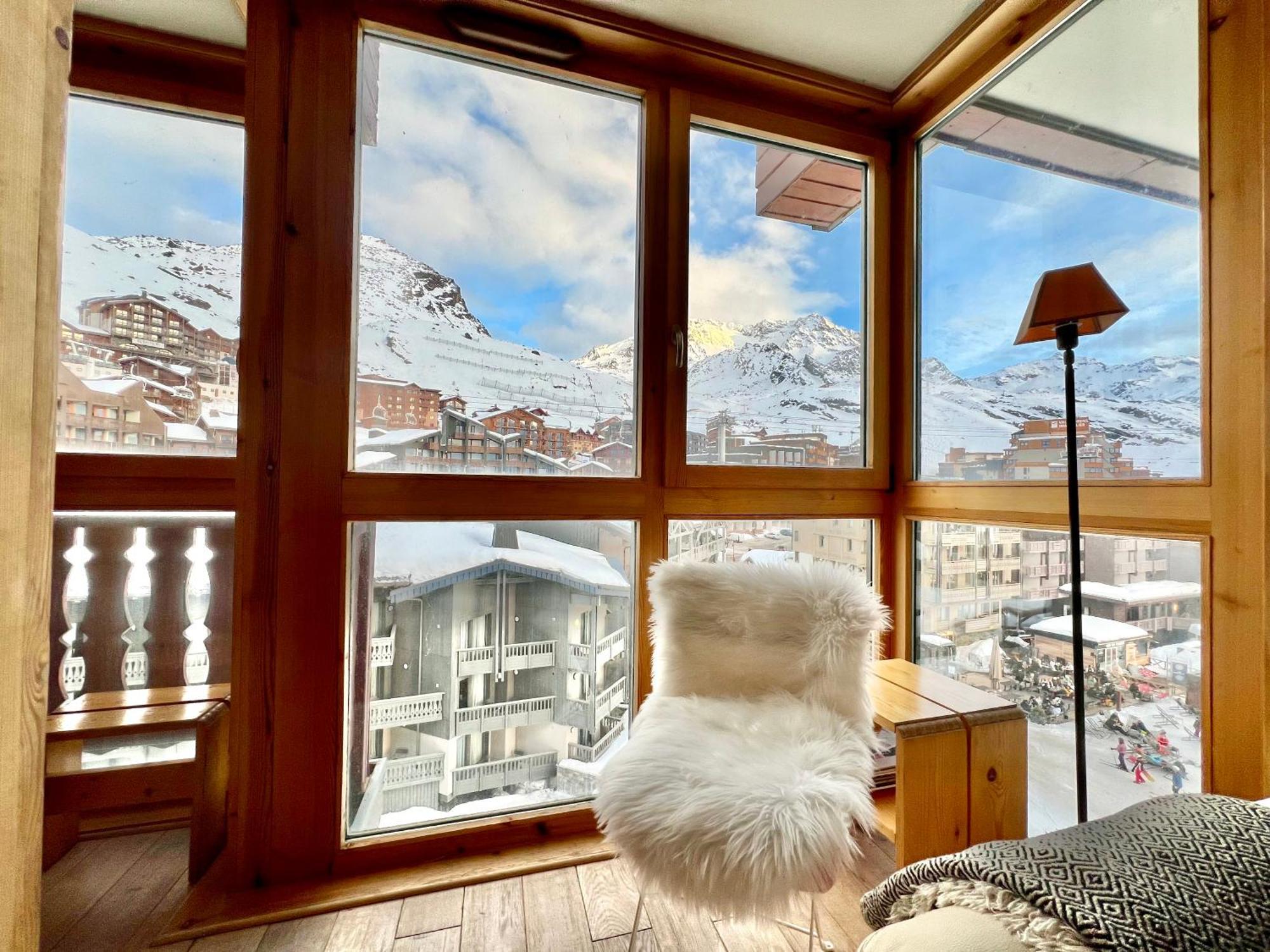 Dernier Etage Avec Vue Sur Les Montagnes Emplacement Exceptionnel Au Coeur De Val Thorens Ski Aux Pieds Prestations Incluses Dış mekan fotoğraf